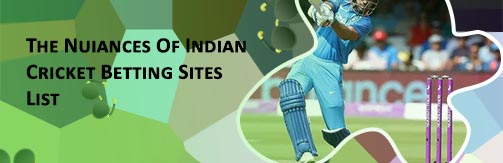Cricket betting and odds for Indian players