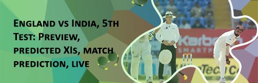 India vs england test match prediction